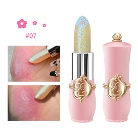 3 Packs Flower Jelly Lipstick Set Magic Temperature Color Change Lip Balm Long Lasting Moisturizer Lip Gloss Flower Jelly Lipstick Makeup Set (3PCS Set C)