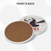 6 PCS Halloween Coasters with Metal Holder and Cork Base