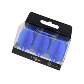 LSTYLE - Plumas de dardos L5 PRO para dardos de punta suave y punta de acero, color azul