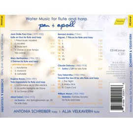 ANTONIA SCHREIBER / ALJA VELKAVERH PAN + APOLL: WATER MUSIC FOR FLUTE AND HARP N