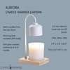 Candle Warmers Etc. Arched Lamp for Top-Down Candle Melting, White