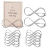 NewZC Pack of 12 Table Number Holders Metal Wedding Place