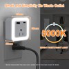 JackonLux Night Lights Plug Into Wall 2 Pack Rechargeable Battery