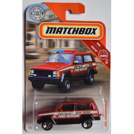 Matchbox Rescue Series, Burnt Orange Jeep Cherokee Police 12/20