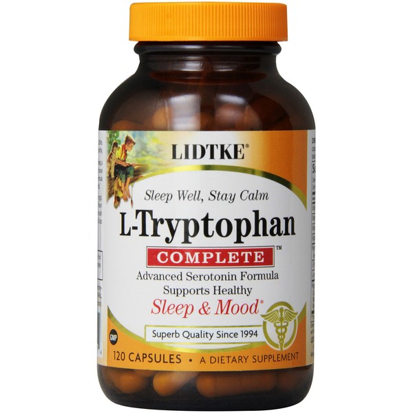 Lidtke Technologies L-Tryptophan Complete Capsules, 120 Count