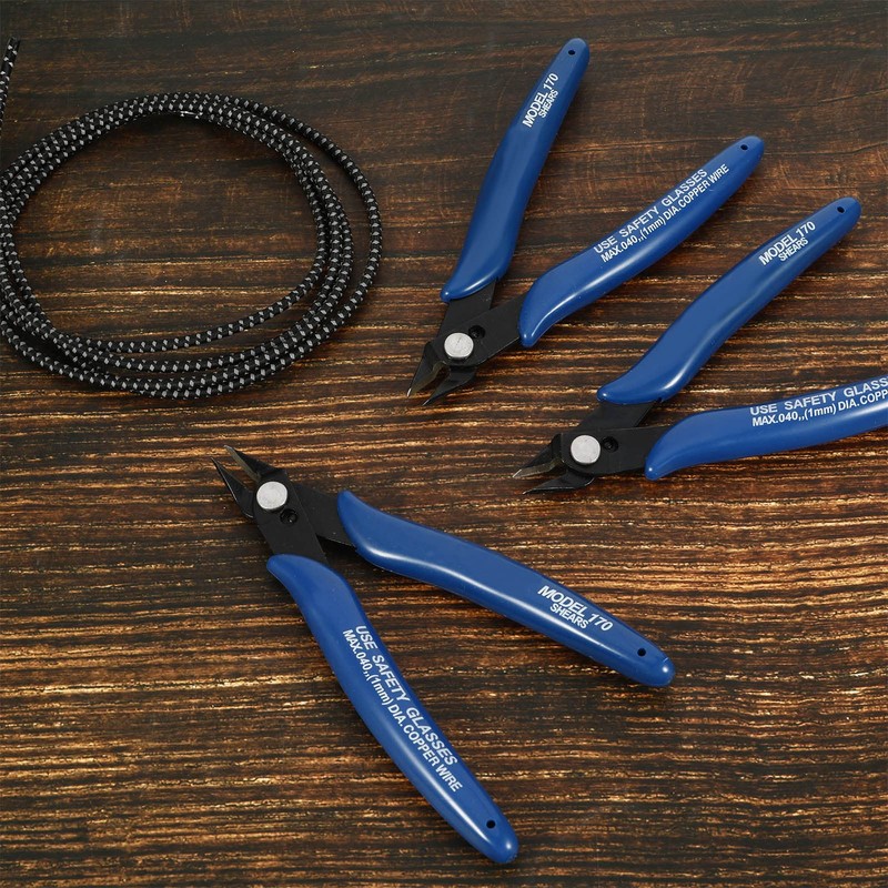 3 Pcs Mini Wire Cutter, Electrical Wire Cable Cutter Precision