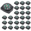 25PCS Button Compass Survival, Watch Band Compass, Mini Compass, Watch
