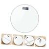 FUNOMOCYA Body Weighing Scale Electronic with LED Display Durable Tempered