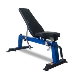 CAP Barbell Deluxe Utility Weight Bench Color Series (Blue, Square Backpad)