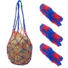 WEISGJA 3 PCS Slow Feed Hay Bag Hay Net for