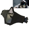 Steel Mesh Protective Face Shield Half Face Oxford Cloth Breathable