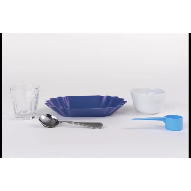 rattleware Oval Coffee Bean Tray, Blue, Dozen, 40006