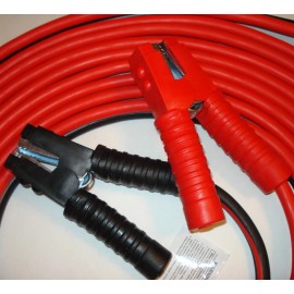 PAKA TOOLS 3 PCS 1 GAUGE 40 FT QUICK DISCONNECT JUMPER BOOSTER CABLE SET,TOW-SERVICE TRUCK