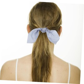 Gatuida 10pcs Rabbit Ears Bow Hair Ties Soft Elastic Hair Accessories for Girls and Women Cute Colorful Ponytail Holders Tails for Daily Use