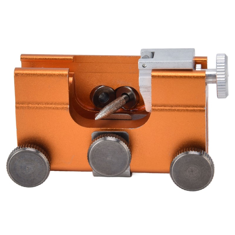 Chainsaw Sharpening Jig Portable Hand Crank Chain Sharpener for Lumberjack