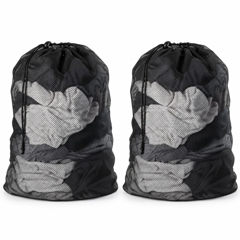 2 Pack Large Mesh Laundry Bags – 23.62 × 35.43
