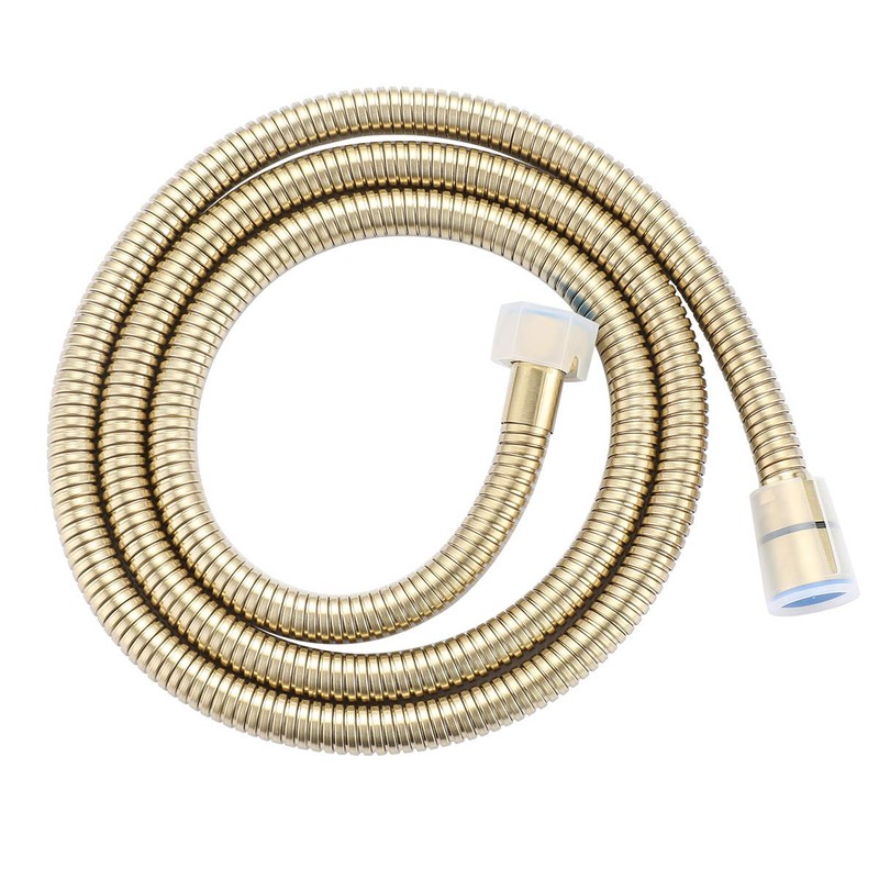 Ownace Square Solid Brass Brushed Gold Hand Held Shower Head