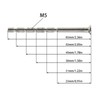 eMagTech 20x M5x60mm Snap Off Screw Universal Metal for Door