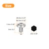 uxcell Flanged Button Head Socket Cap Screws,50 Pcs M3x5mm -