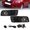 AniyaFDCX Fog Lights Assembly Compatible with 2010 2011 2012 2013