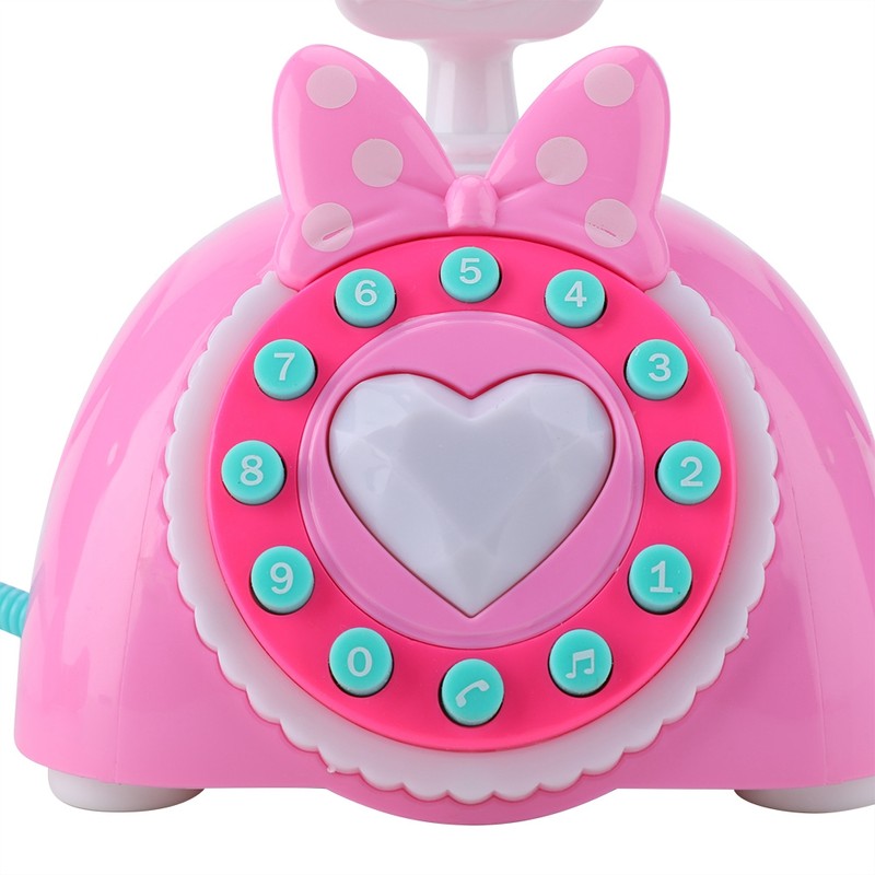 Bilingual Musical Telephone Baby Children Educational Development Pretend Play Toy