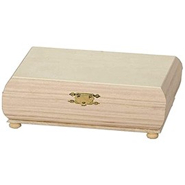 Artemio VICBTR Paulownia Jewellery Box, Wood, Beige, 18 x 9 x 9 cm