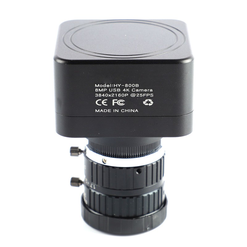 8MP 4K USB Webcam with 35mm C Type CCTV Zoom