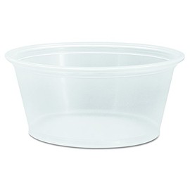 Dart 325PC 3.25 oz Clear PP Portion Container (Case of 2500)