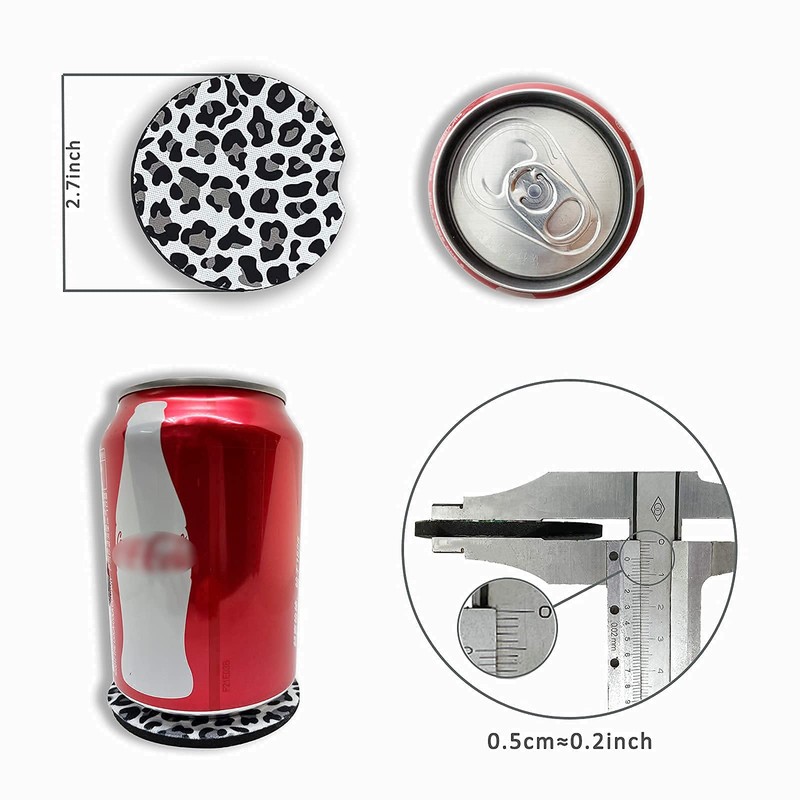 Cute Cup Holder Coasters for Your Car with Fingertip Grip,