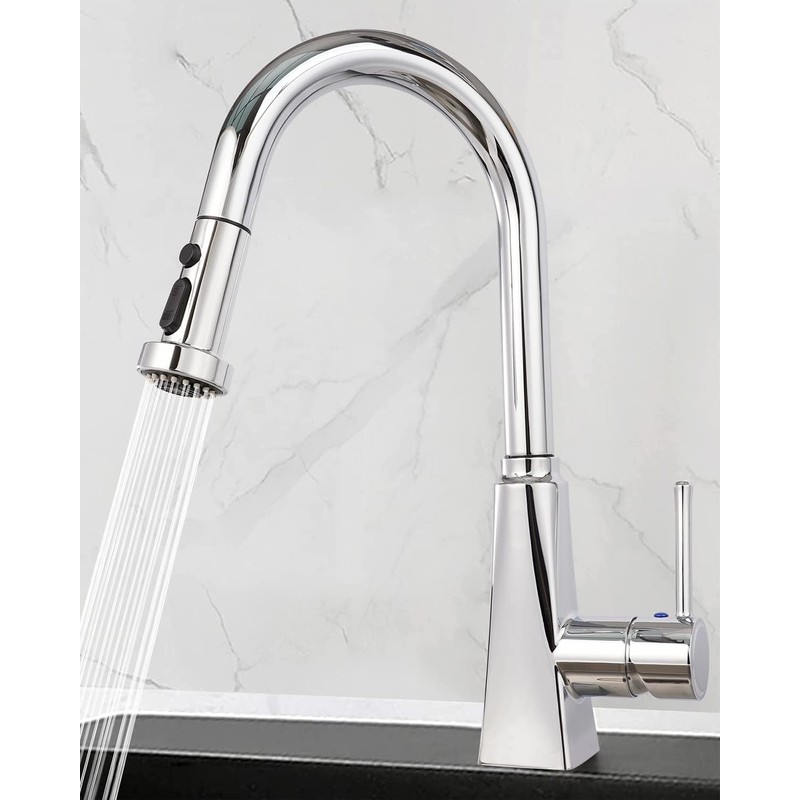 Hibbent NSF/ANSI/CAN 61 & CUPC Certified Pull Down Kitchen Faucet