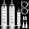 Prebarfun 3 Piece Plastic Syringe Set, 300 ml/20 ml Syringe,