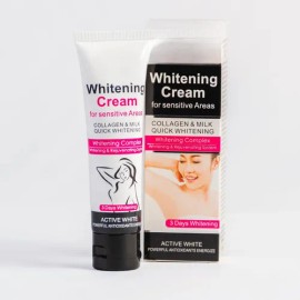 Crema Aclarante Para Areas Sencibles Con Leche Y Colageno