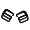 yuksok 2pcs Backpack g Shaped Hook Webbing Buckle Hardware, Lightweight