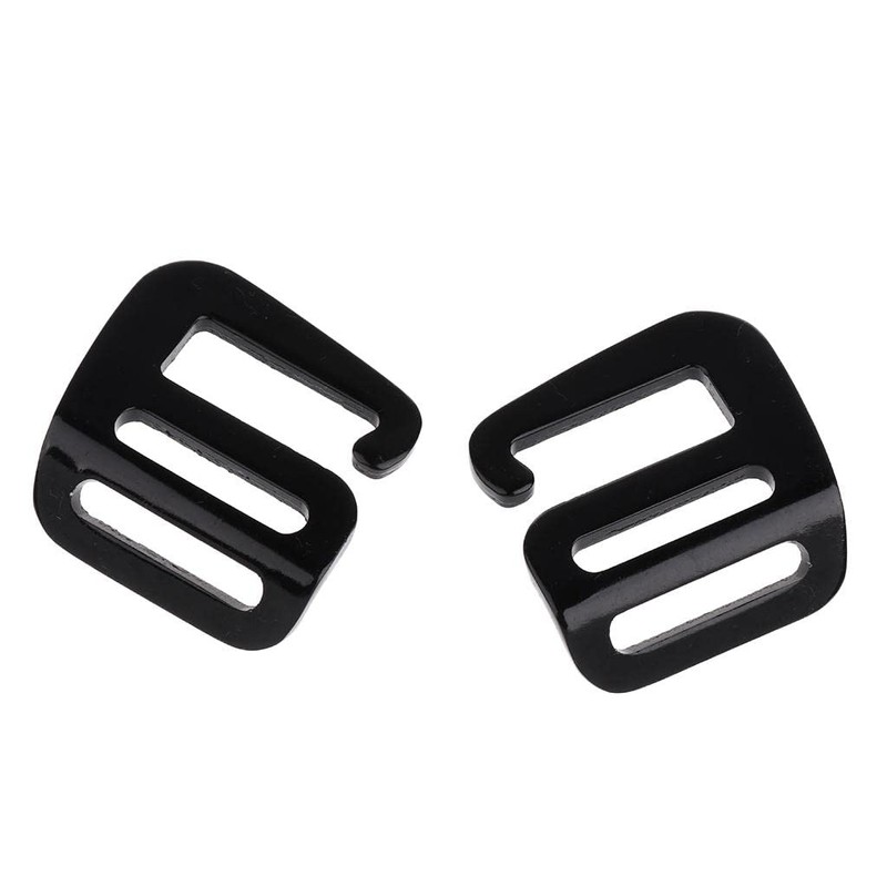 yuksok 2pcs Backpack g Shaped Hook Webbing Buckle Hardware, Lightweight