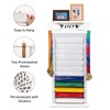 Tilhumt 12 Belts Karate Belt Display Rack with Sticker, Felt