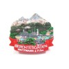 Berchtesgarden Magnet Poly 7 cm Souvenir Germany Watzmann Berge Bayern