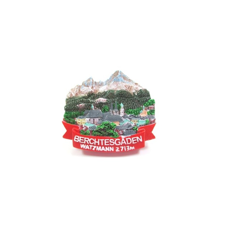 Berchtesgarden Magnet Poly 7 cm Souvenir Germany Watzmann Berge Bayern