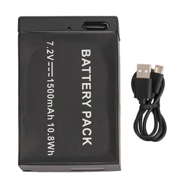 LP‑E17 Battery Pack 7.2V 1500mah Fast Charging Usb C Camera Battery for R50 RP R10 R8 Rebel T8i T7i T6i T6s