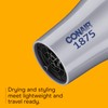 Conair Compact Hair Dryer with Folding Handle, 1875W Travel Blow
