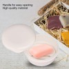 2Pcs Travel Soap Box, Round Soap Case Portable Soap Holder