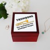 CafePress Trombone Genius Memory Keepsake Jewelry Box, 5"x5"x3.75"