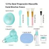 Mascarilla Bowl Preparación Facial Brochas