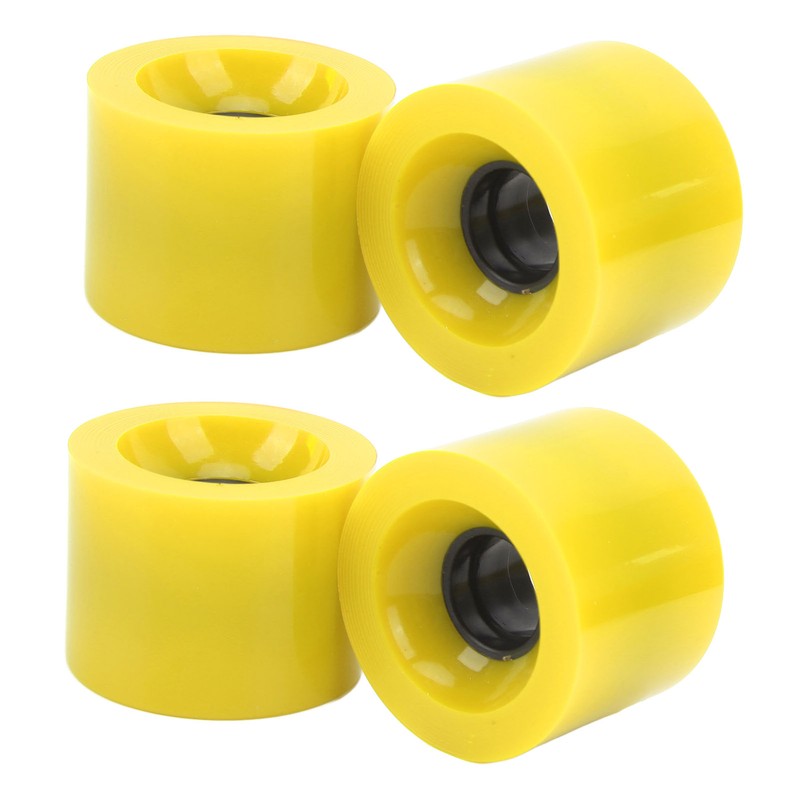 4PCS PU Skateboard Wheel Replacement Low Noise Multifunctional Land Surfboard