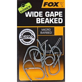 Fox Edges Armapoint Wide Gape Beaked Hooks - 10 Karpfenhaken, Angelhaken zum Karpfenangeln, Haken für Karpfen, Boiliehaken, Größe:4