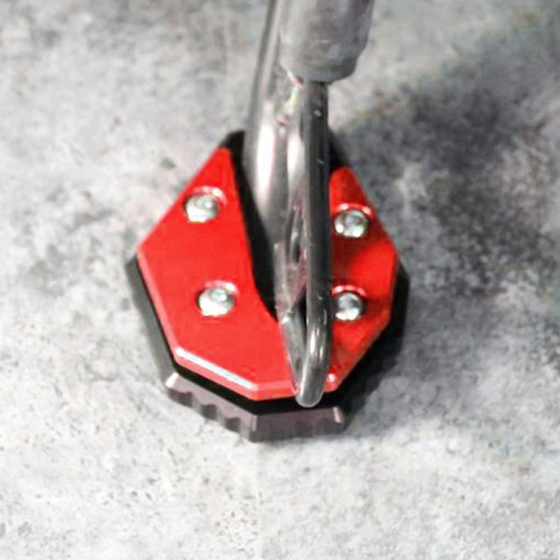 Motorcycle Kickstand Pad Enlarger Plate Anti Sinking Foot Widening Stand