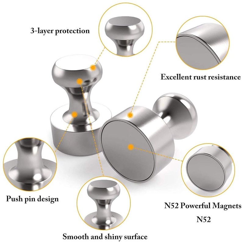 BZKSER Neodymium Magnets - 8 Pieces Magnets Strong Magnets Small