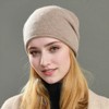 Cashmere Slouchy Knit Beanie Hat for Women Men Winter Soft