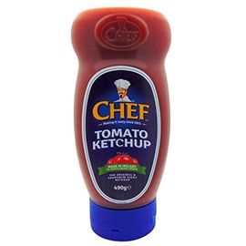 Chef Squeezy Tomato Ketchup Squeezy 490g