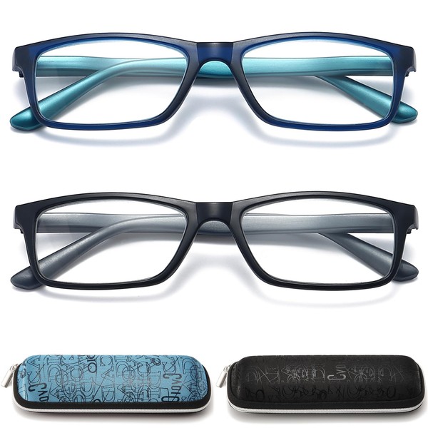 RaoOG Reading Glasses 4.0 Blue Light Blocking for Men Women,Rectangular