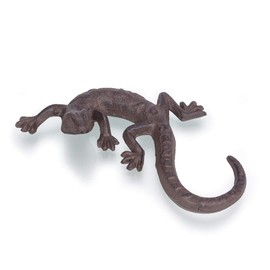 Antikas Salamander Decoration, Gecko Decoration, Letter Weight Made of Cast Iron